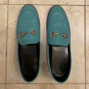 Tiffany Blue Horsebit Loafers size 39